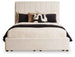 Shoralli - Queen Upholstered Storage Bed - Beige