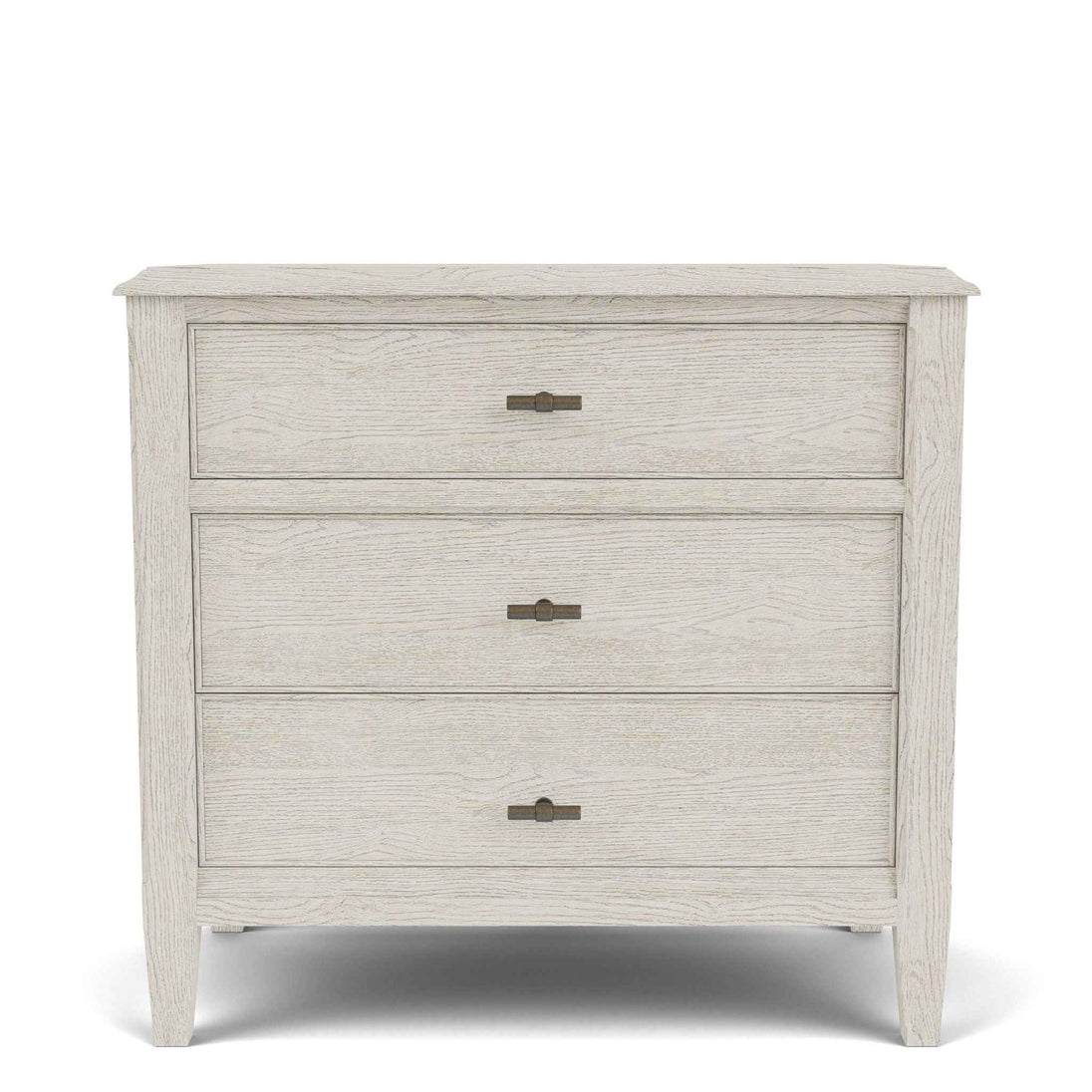 Carmella - Three Drawer Nightstand - Pebble Oak