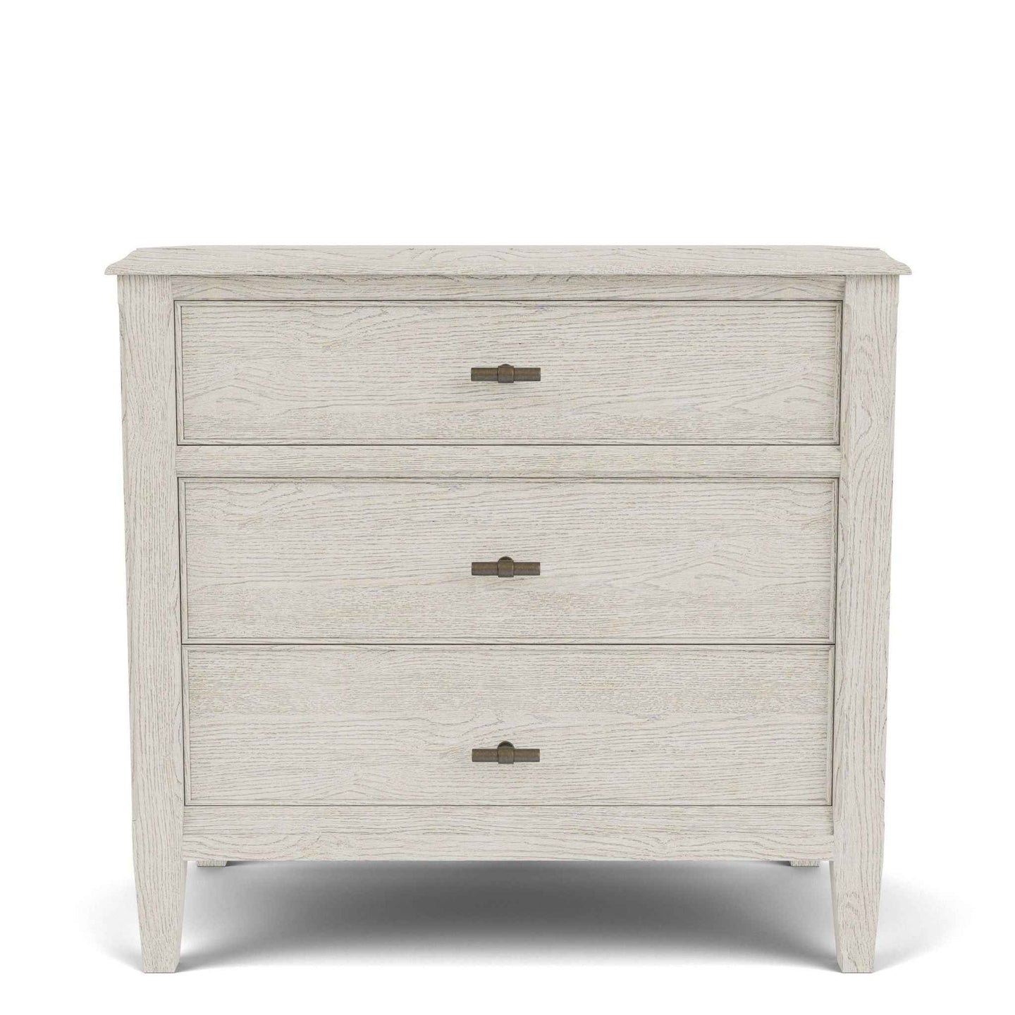 Carmella - Three Drawer Nightstand - Pebble Oak