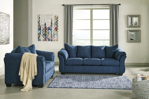 Darcy 2 Pc. Sofa, Loveseat - Blue