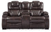 Warnerton Power Reclining Loveseat with Console