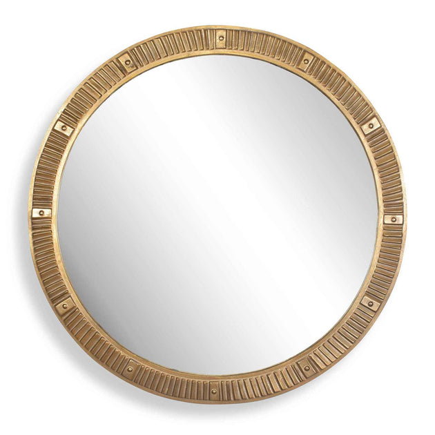 Heart Of Gold - Round Mirror - Brass / Gold