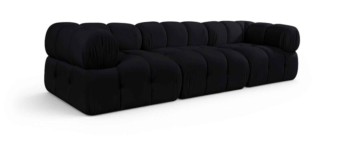 Orin - Velvet Performance Fabric Upholstered 3 Piece Modular Sofa