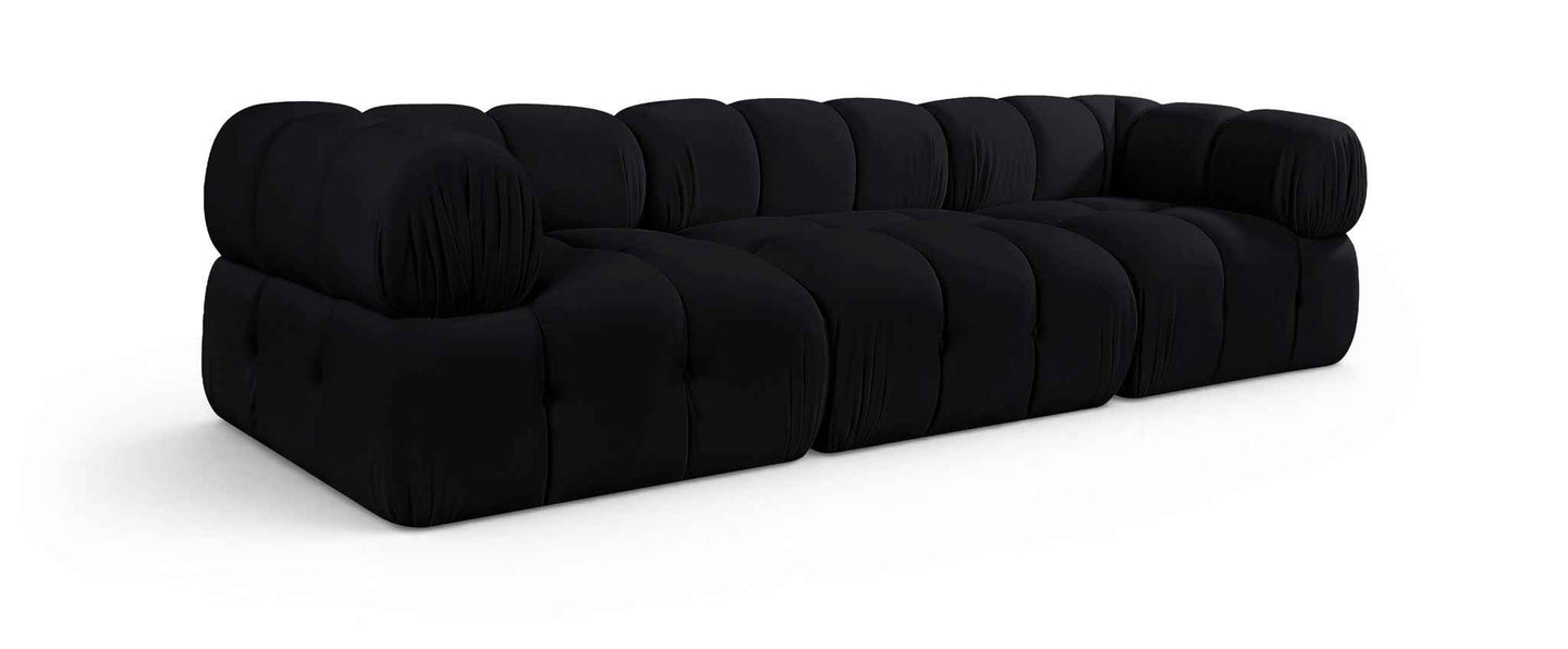 Orin - Velvet Performance Fabric Upholstered 3 Piece Modular Sofa