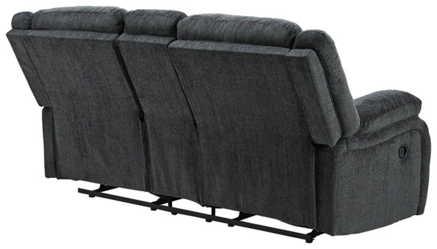 Draycoll Reclining Loveseat with Console - Furniture Depot (7842466693368)
