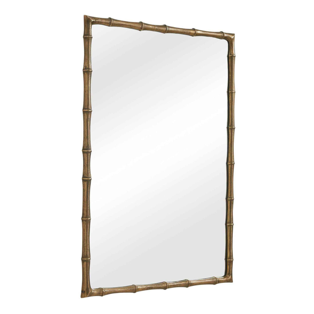 Brass Bamboo - Rectangle Mirror - Brass / Gold