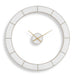 Ivory Halo - Minimalist Wall Clock - Gold / White