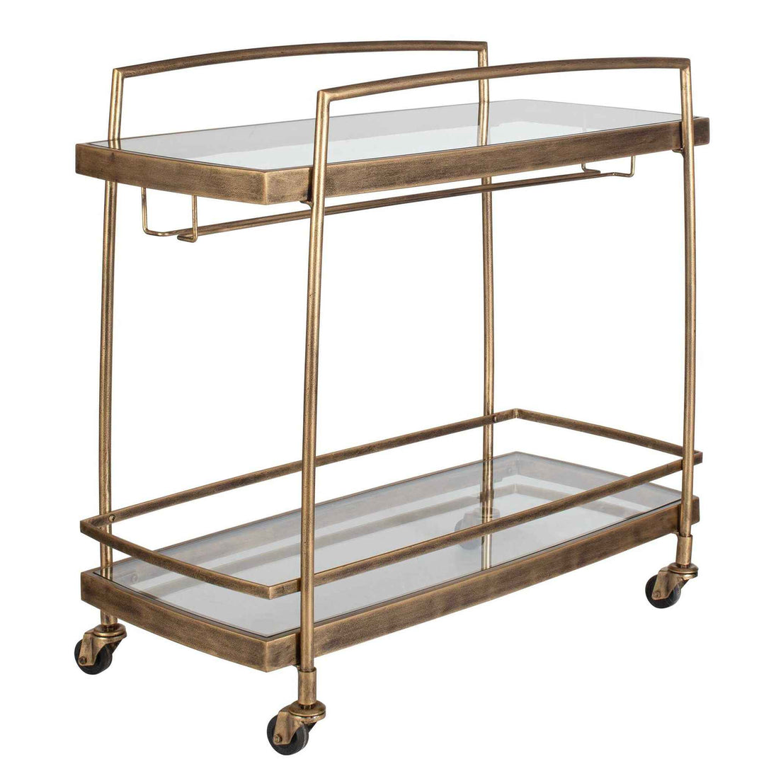 Scarritt - Bar Cart - Antique Brass