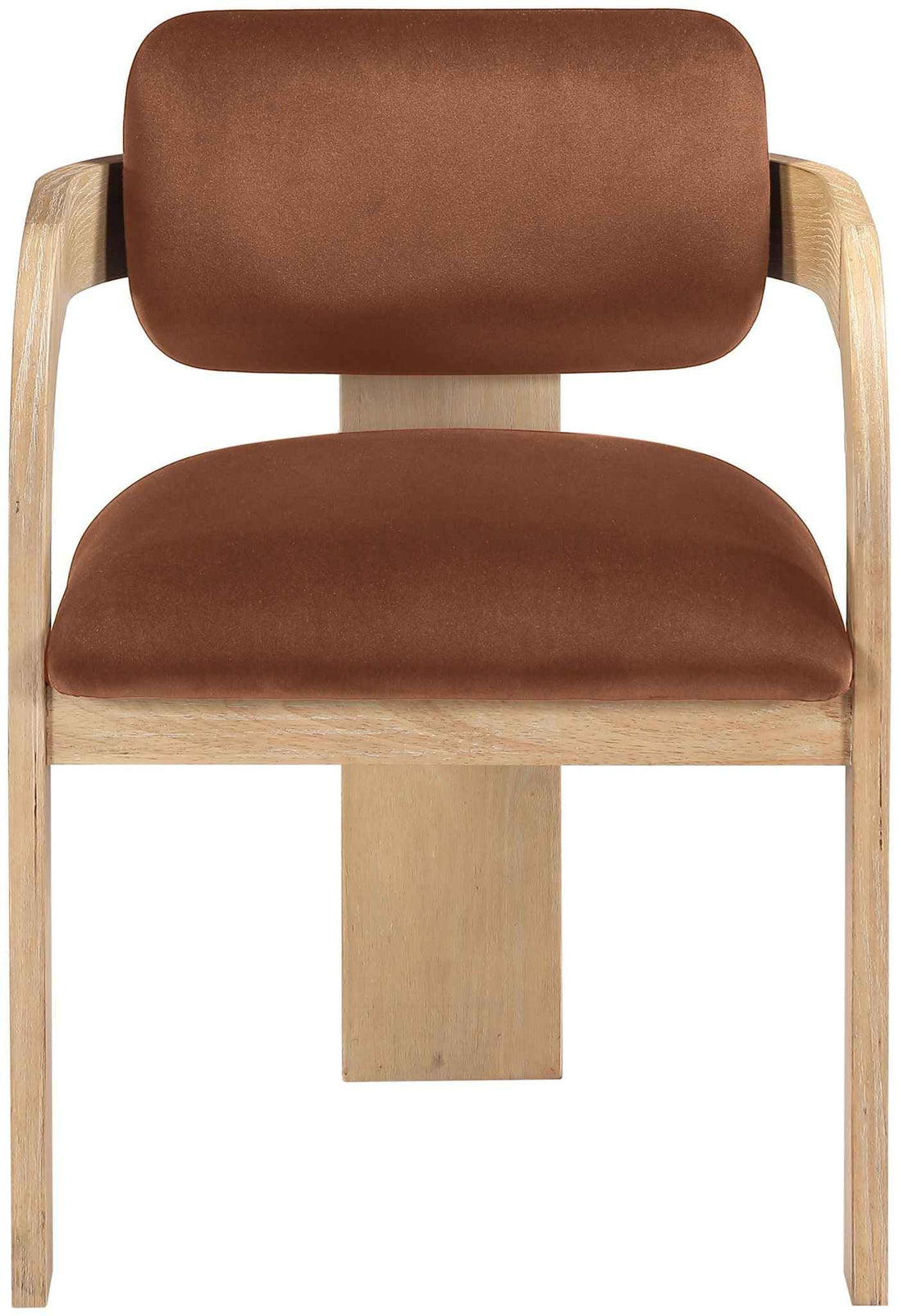 Cedra - Velvet Performance Fabric Upholstered Dining Chair (Set of 2) - Cognac
