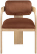 Cedra - Velvet Performance Fabric Upholstered Dining Chair (Set of 2) - Cognac