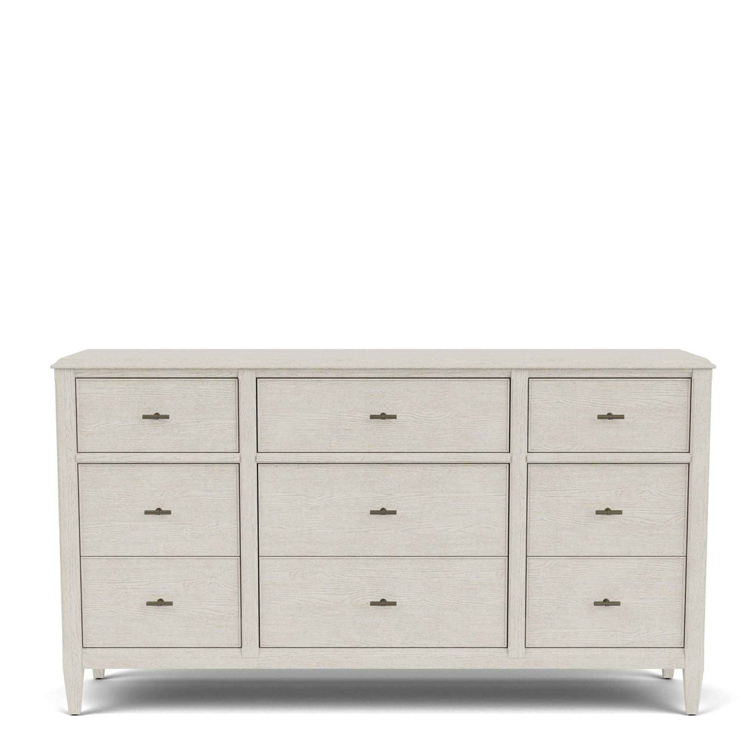 Carmella - Nine Drawer Dresser - Pebble Oak
