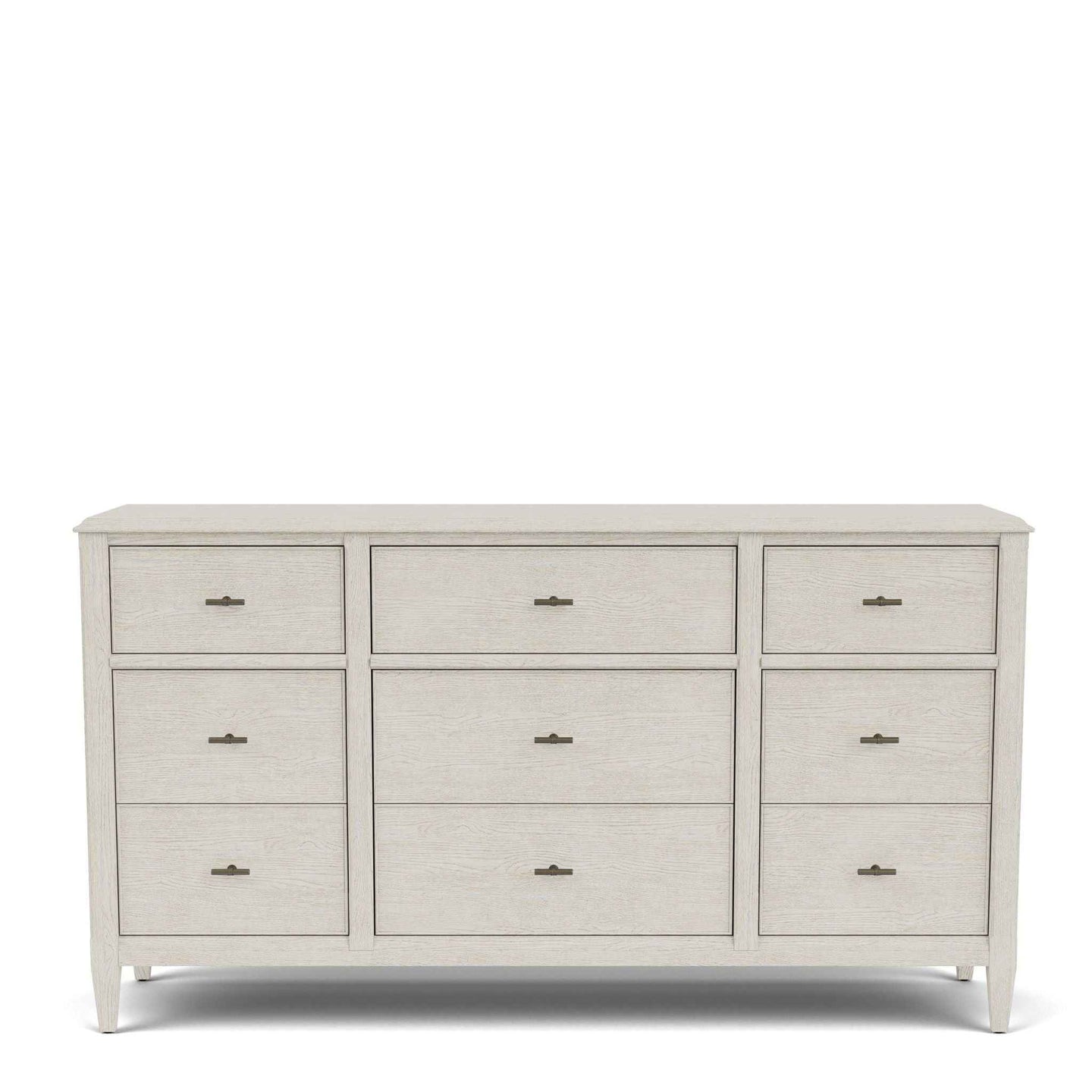 Carmella - Nine Drawer Dresser - Pebble Oak
