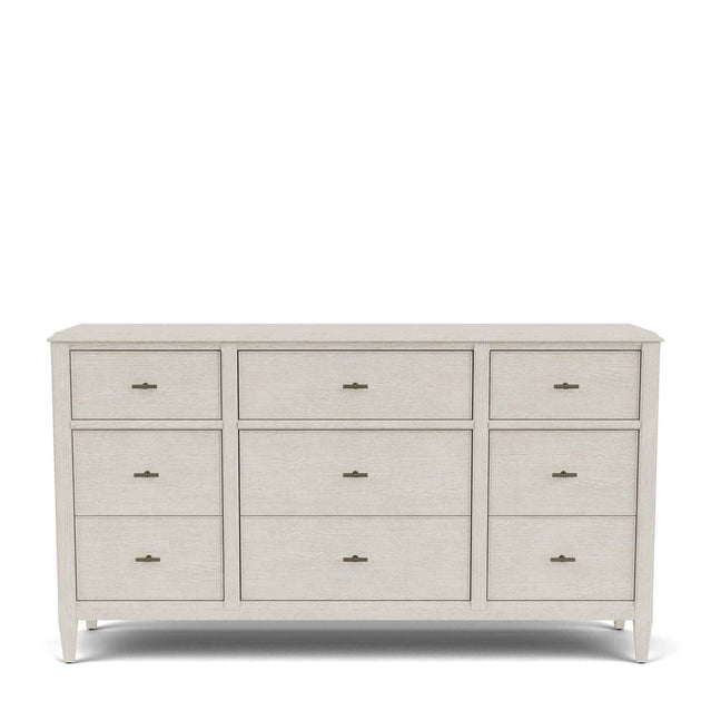 Carmella - Nine Drawer Dresser - Pebble Oak