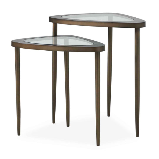 Millar - Curved Nesting Tables (Set of 2) - Bronze
