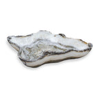 Lunara - Indoor-Outdoor Stone Bowl - Gray / White
