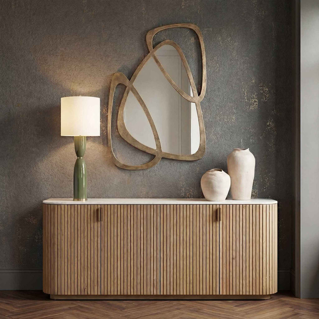Momentum - Mirrored Wall Decor - Gold