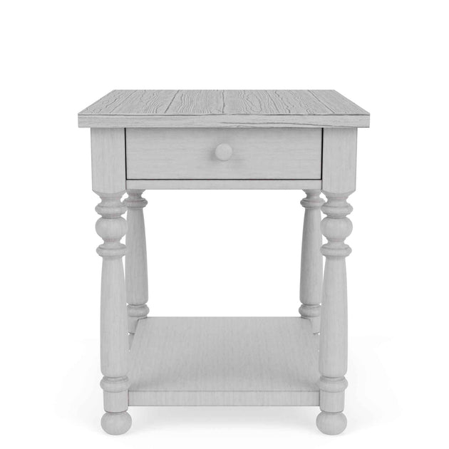 Winston - End Table - Aged Cotton