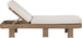 Sandbay - Olefin Water Resistant Fabric And Wicker Outdoor Patio Lounge Chair