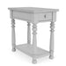 Winston - Chairside Table - Aged Cotton