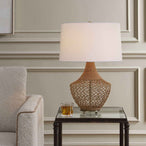 Samori - Rattan Table Lamp - Woodtone