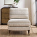 Chatsworth - Modern Slipper Chair - White