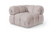 Orin - Velvet Performance Fabric Upholstered Modular Corner Chair