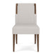 Delia - Upholstered Side Chair (Set of 2) - Nouveau Walnut / Beige