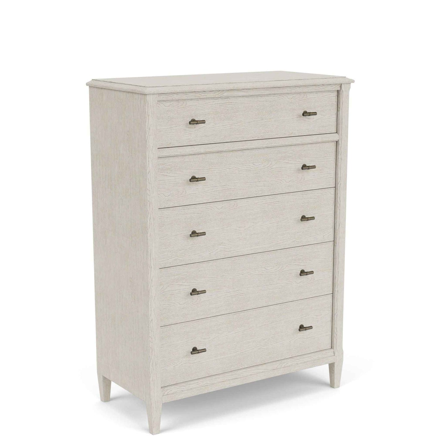 Carmella - Five Drawer Chest - Pebble Oak