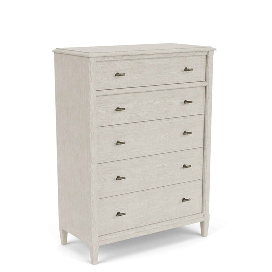Carmella - Five Drawer Chest - Pebble Oak