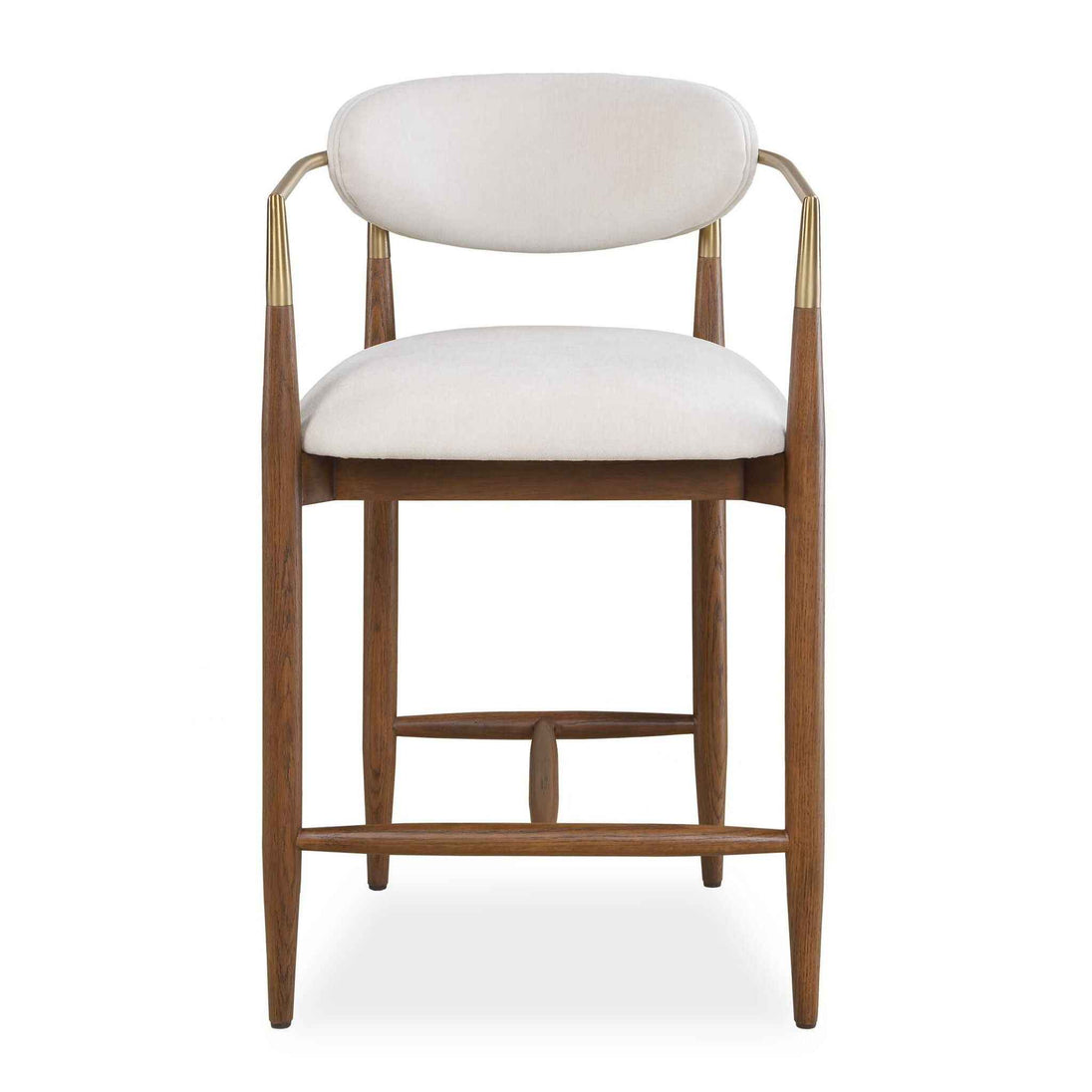 Moxie - Counter Stool - Walnut / White