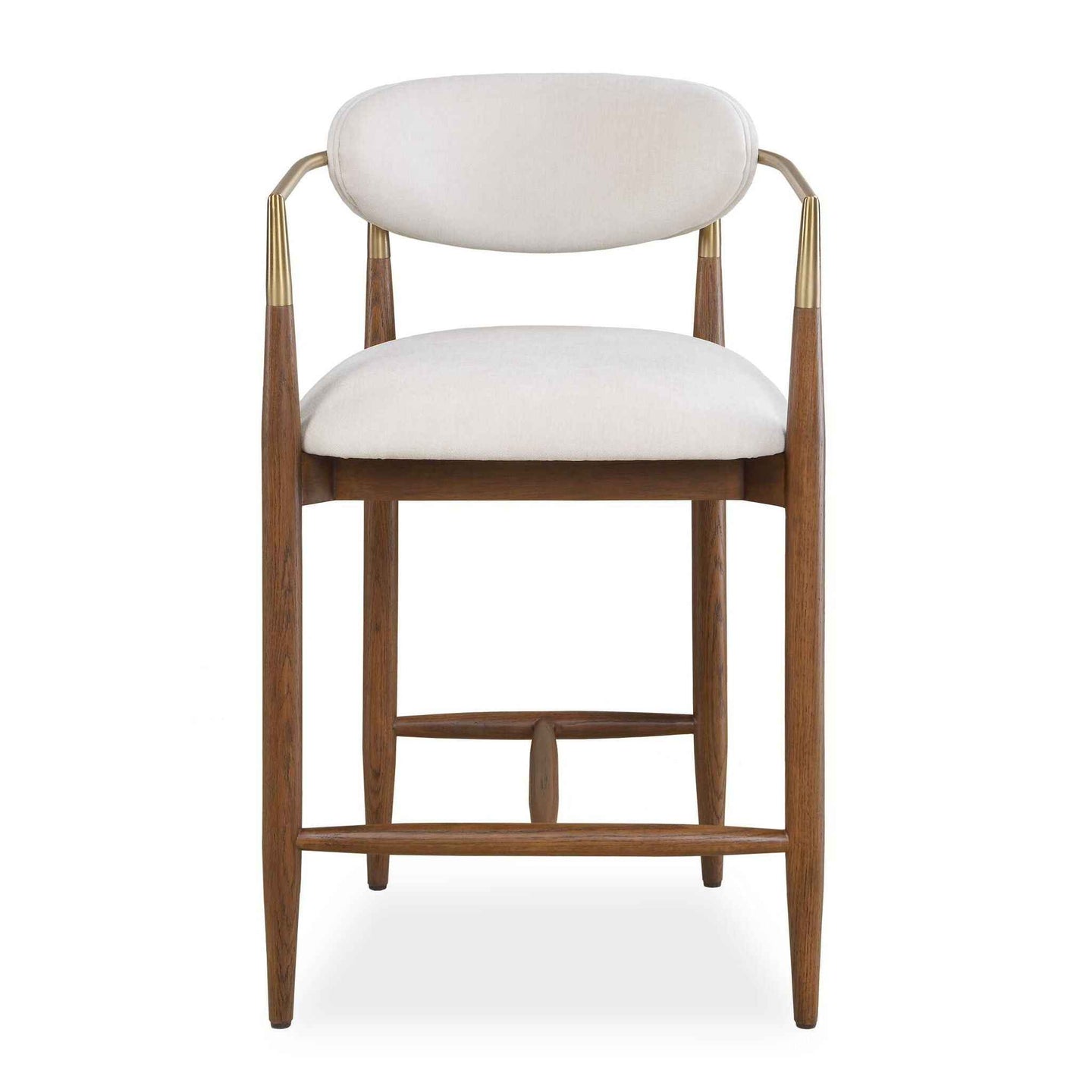 Moxie - Counter Stool - Walnut / White