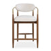 Moxie - Counter Stool - Walnut / White