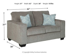Load image into Gallery viewer, Altari Loveseat -  Alloy
