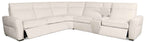 MS - Vann Six-Piece Power Sectional - White