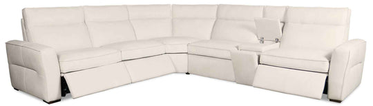 MS - Vann Six-Piece Power Sectional - White