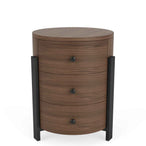 Nova - Chairside Table - Nouveau Walnut