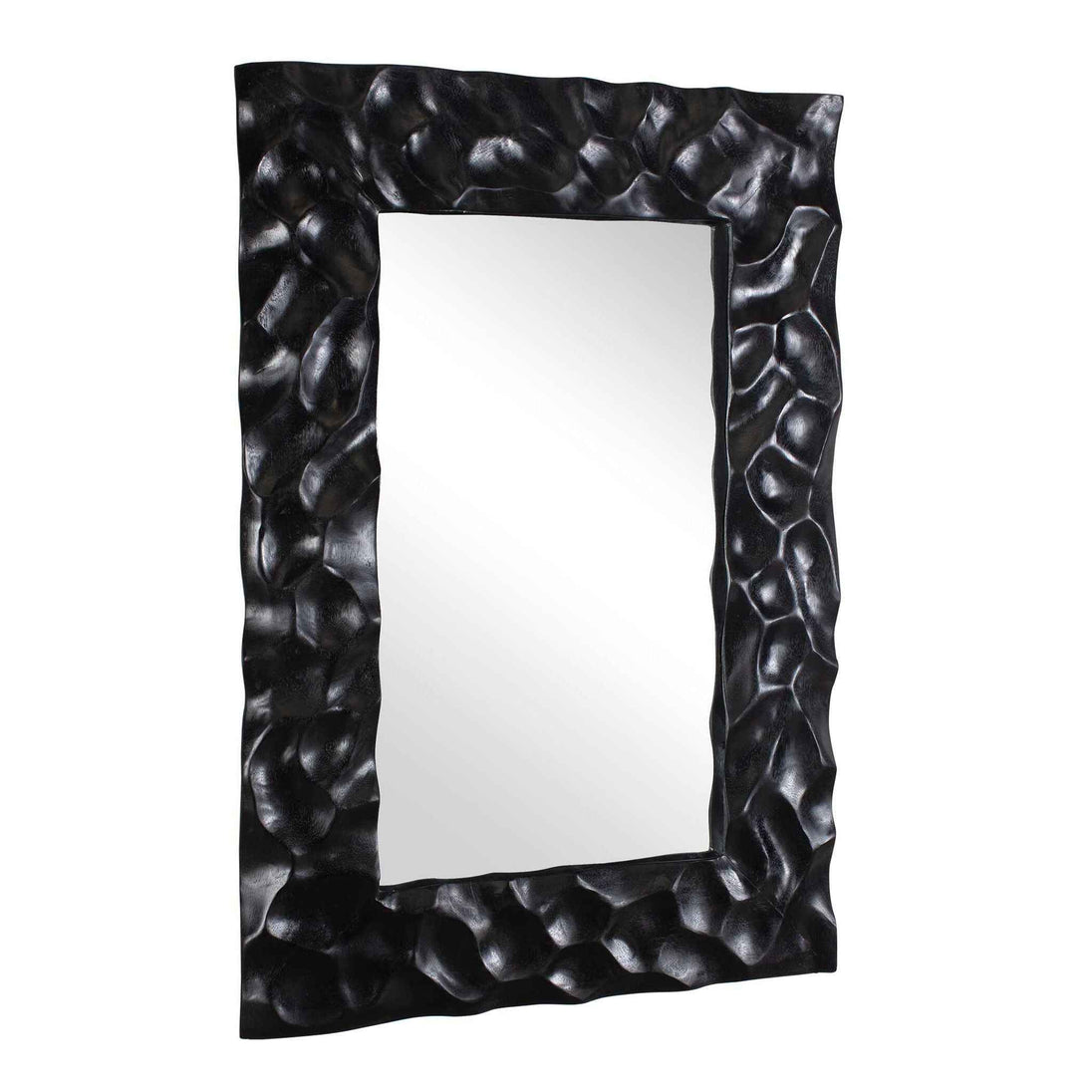 Malosi - Carved Mirror - Black