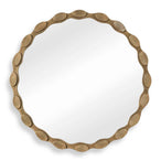 Marietta - Round Brass Mirror - Brass / Gold