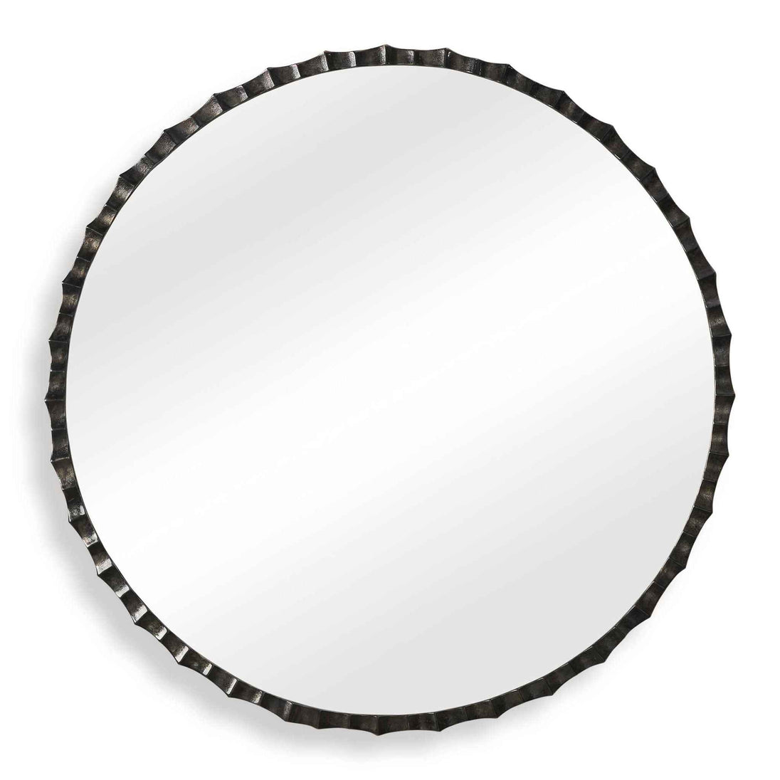 Grander - Round Mirror - Black / Gray