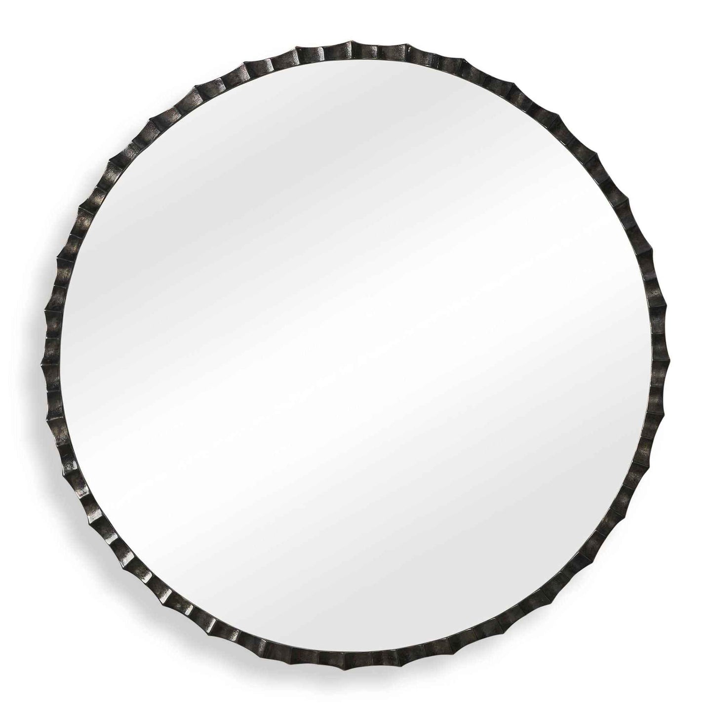 Grander - Round Mirror - Black / Gray