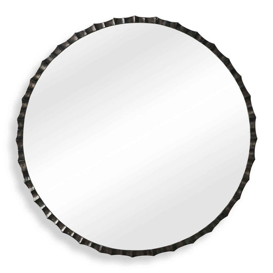 Grander - Round Mirror - Black / Gray
