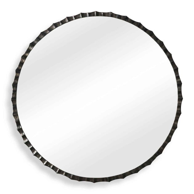 Grander - Round Mirror - Black / Gray