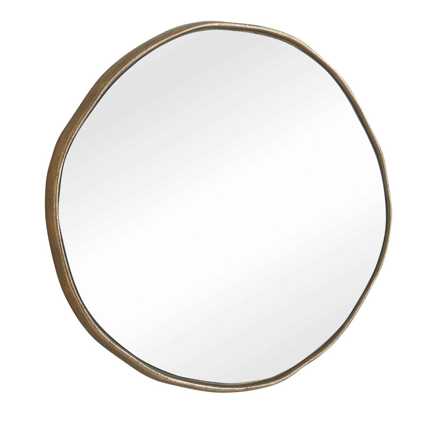 Lowen - Round Mirror - Brass