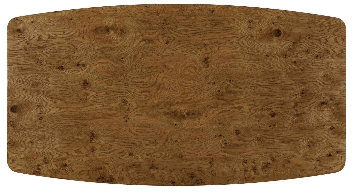 Melange - Romano Rectangle Cocktail Table - Dark Brown