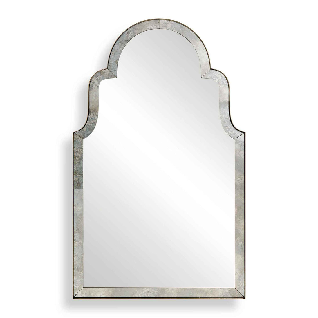 Brayden - Antique Arch Mirror - Plated Antique Brass