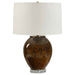 Rye - Glazed Table Lamp - Brown