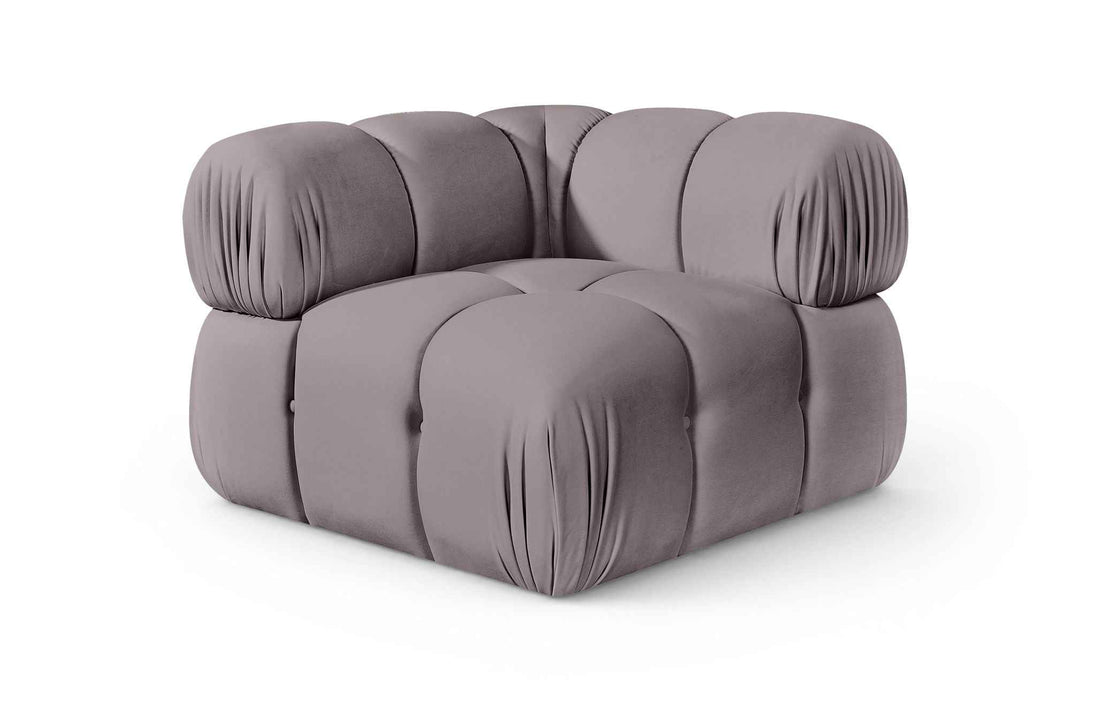 Orin - Velvet Performance Fabric Upholstered Modular Corner Chair