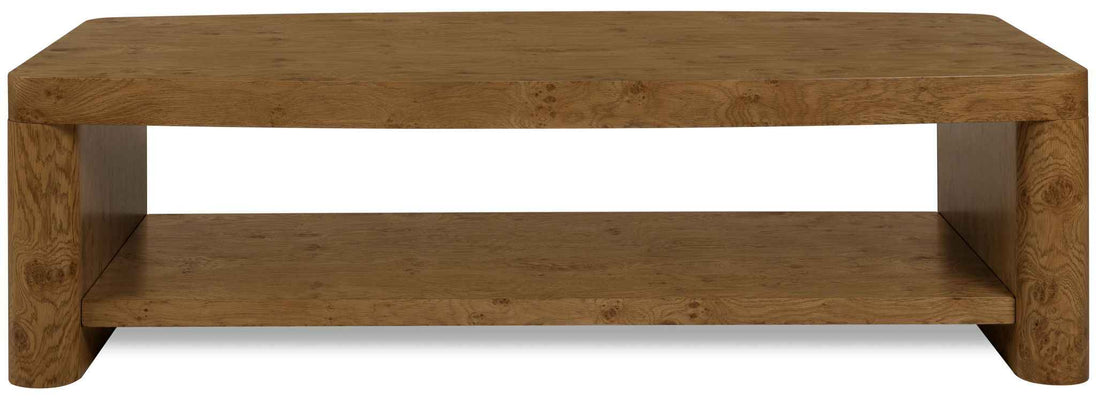 Melange - Romano Rectangle Cocktail Table - Dark Brown