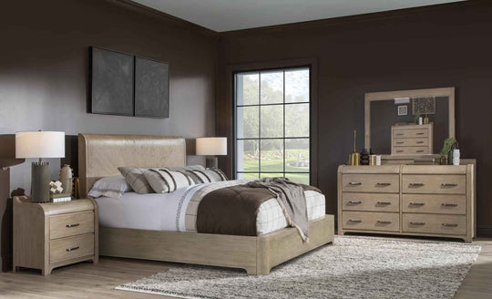 Flow - Complete Panel Bed With Storage Footboard