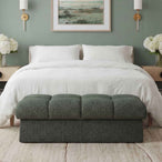 Harlem - Bench - Moss Green / Lake Blue